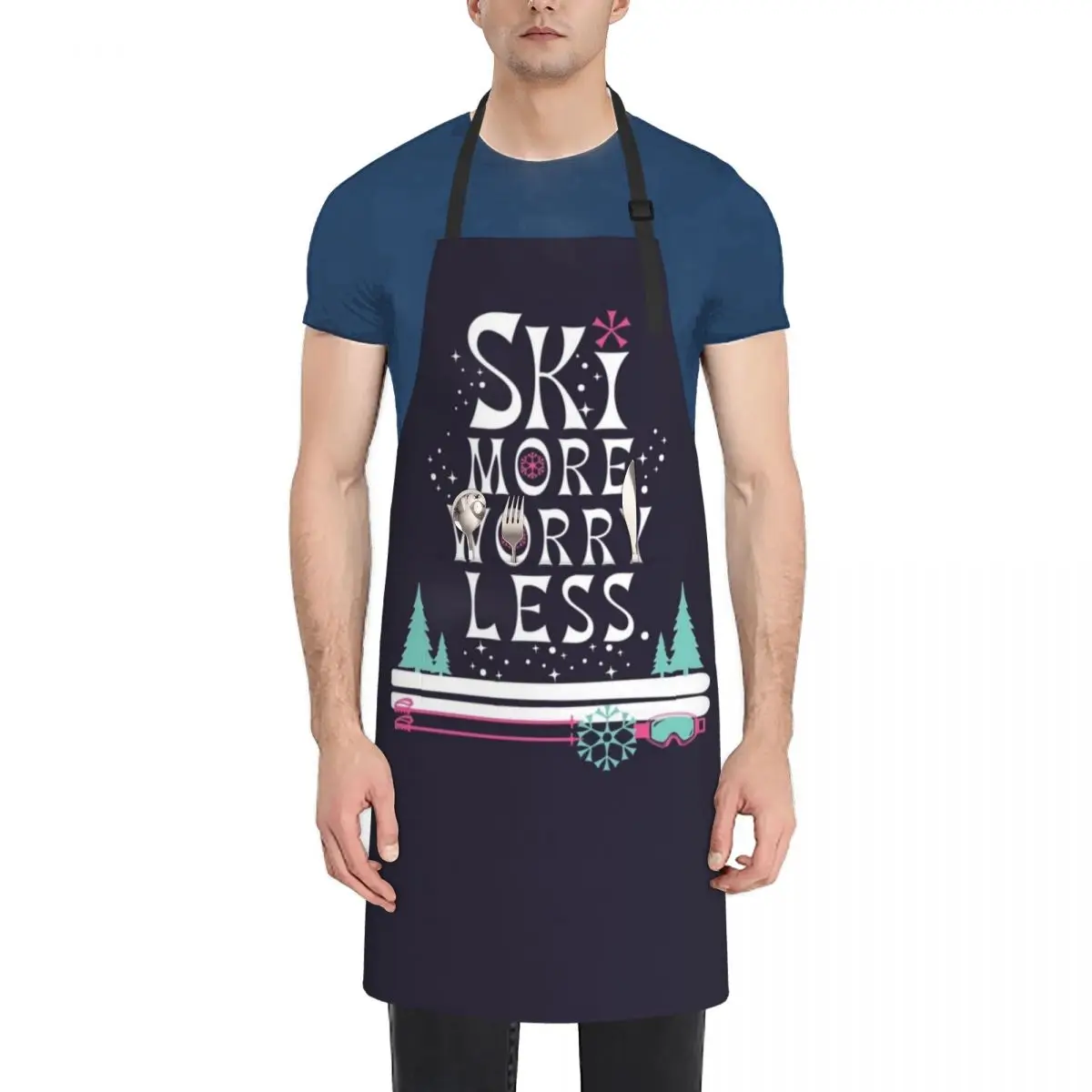 Ski More, Worry Less Apron Kitchen Things For Home Men gift Kitchen Supplies Idea Goods Apron
Ski More, Worry Less Apron Kitchen Things For Home Men gift Kitchen Supplies Idea Goods Apron