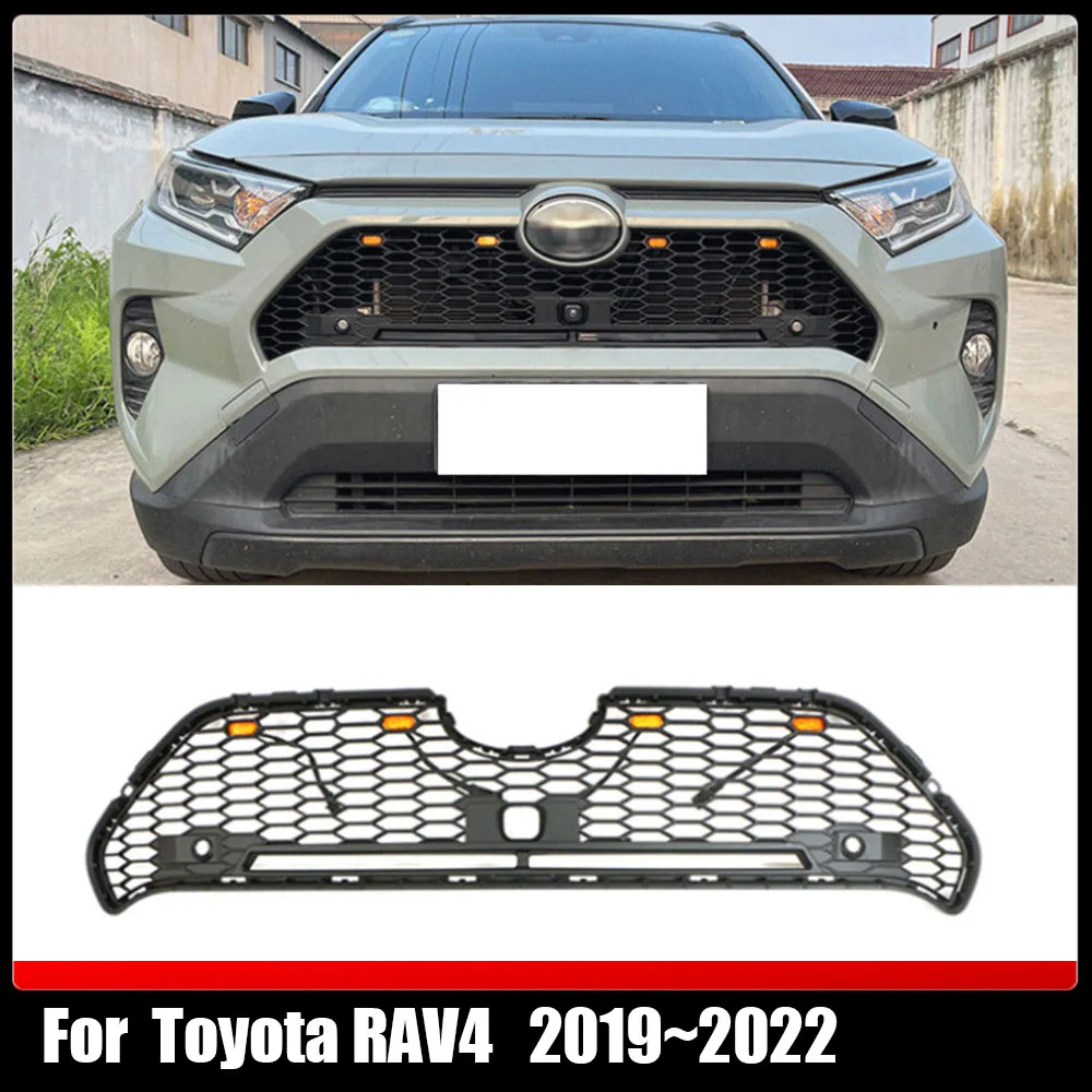 Modified Racing Grill Grills Hood Mesh Front Grille Honeycomb Style Upper Bumper Grilles For Toyota RAV4 2019~2022
Modified Racing Grill Grills Hood Mesh Front Grille Honeycomb Style Upper Bumper Grilles For Toyota RAV4 2019~2022