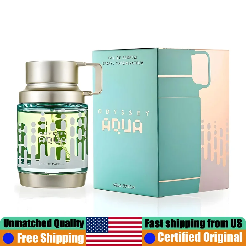 Armaf Odyssey Aqua Edition EDP Spray 3.4 Ounce Original Arab Perfumes 100 ML Natural Lasting Woody Spicy Cologne Perfume for Men
Armaf Odyssey Aqua Edition EDP Spray 3.4 Ounce Original Arab Perfumes 100 ML Natural Lasting Woody Spicy Cologne Perfume for Men