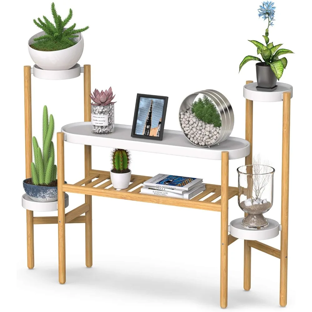 Bamboo Plant Stands Indoor, 3 Tier Tall Corner Plant Stand Holder & Plant Display Rack for Garden Outdoor (3-2 Tier)
Bamboo Plant Stands Indoor, 3 Tier Tall Corner Plant Stand Holder & Plant Display Rack for Garden Outdoor (3-2 Tier)
