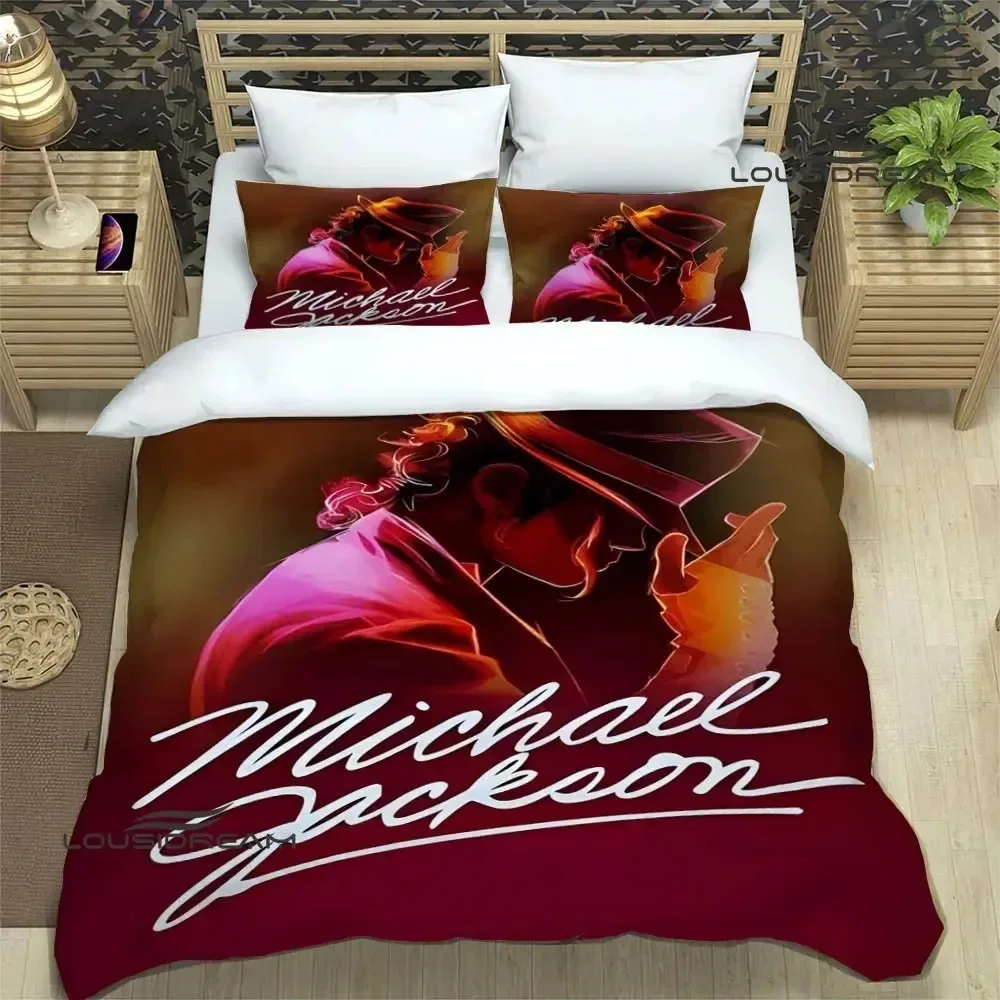 Michael Jackson printed Bedding Sets exquisite bed supplies set duvet cover bed comforter set bedding set luxury birthday gift
Michael Jackson printed Bedding Sets exquisite bed supplies set duvet cover bed comforter set bedding set luxury birthday gift