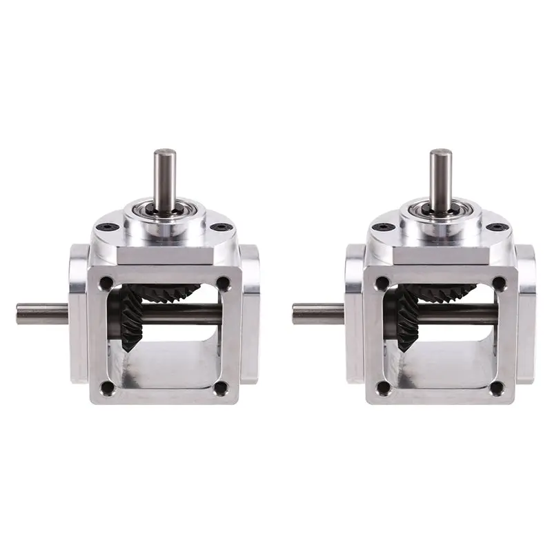 2X Gearbox 90 Degree Right Angle Bevel Gear-Box With Mounting Hole 1:1 Shaft 1 Module 20 Teeth Bevel Gear D-A57X
2X Gearbox 90 Degree Right Angle Bevel Gear-Box With Mounting Hole 1:1 Shaft 1 Module 20 Teeth Bevel Gear D-A57X