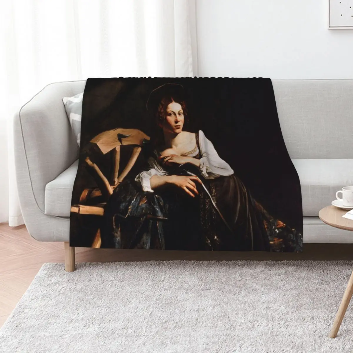 Caravaggio - Saint Catherine Throw Blanket Wrinkle Resistant Lightweight Blanket
Caravaggio - Saint Catherine Throw Blanket Wrinkle Resistant Lightweight Blanket