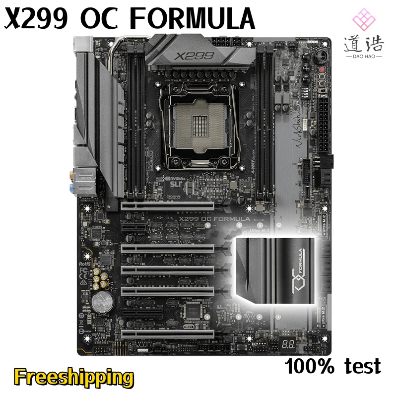 Материнская плата для ASROCK X299 OC FORMULA 128GB PCI-E3.0 M.2 LGA 2066 DDR4 ATX X299, материнская плата 100% протестирована, полностью работает
Материнская плата для ASROCK X299 OC FORMULA 128GB PCI-E3.0 M.2 LGA 2066 DDR4 ATX X299, материнская плата 100% протестирована, полностью работает
