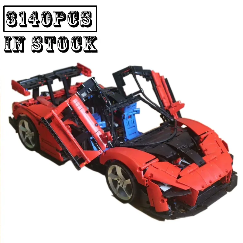 New 3140pcs MOC- Senna Supercar Racing Car Model Technical FIT 42143 Building Block Educational oys for Boys Girls Birthday Gift
New 3140pcs MOC- Senna Supercar Racing Car Model Technical FIT 42143 Building Block Educational oys for Boys Girls Birthday Gift