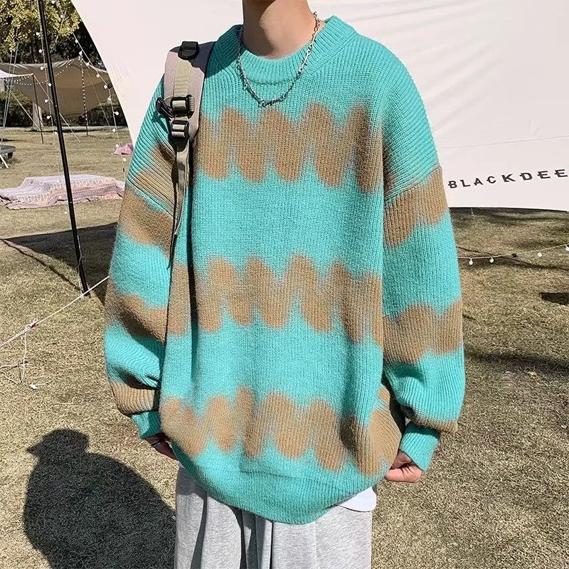 Мужской вязаный свитер Thiened на осень-зиму, свободный крой, Гонконг, модный, из полиэфирного волокна, мягкий, теплый, повседневный трикотаж
Мужской вязаный свитер Thiened на осень-зиму, свободный крой, Гонконг, модный, из полиэфирного волокна, мягкий, теплый, повседневный трикотаж