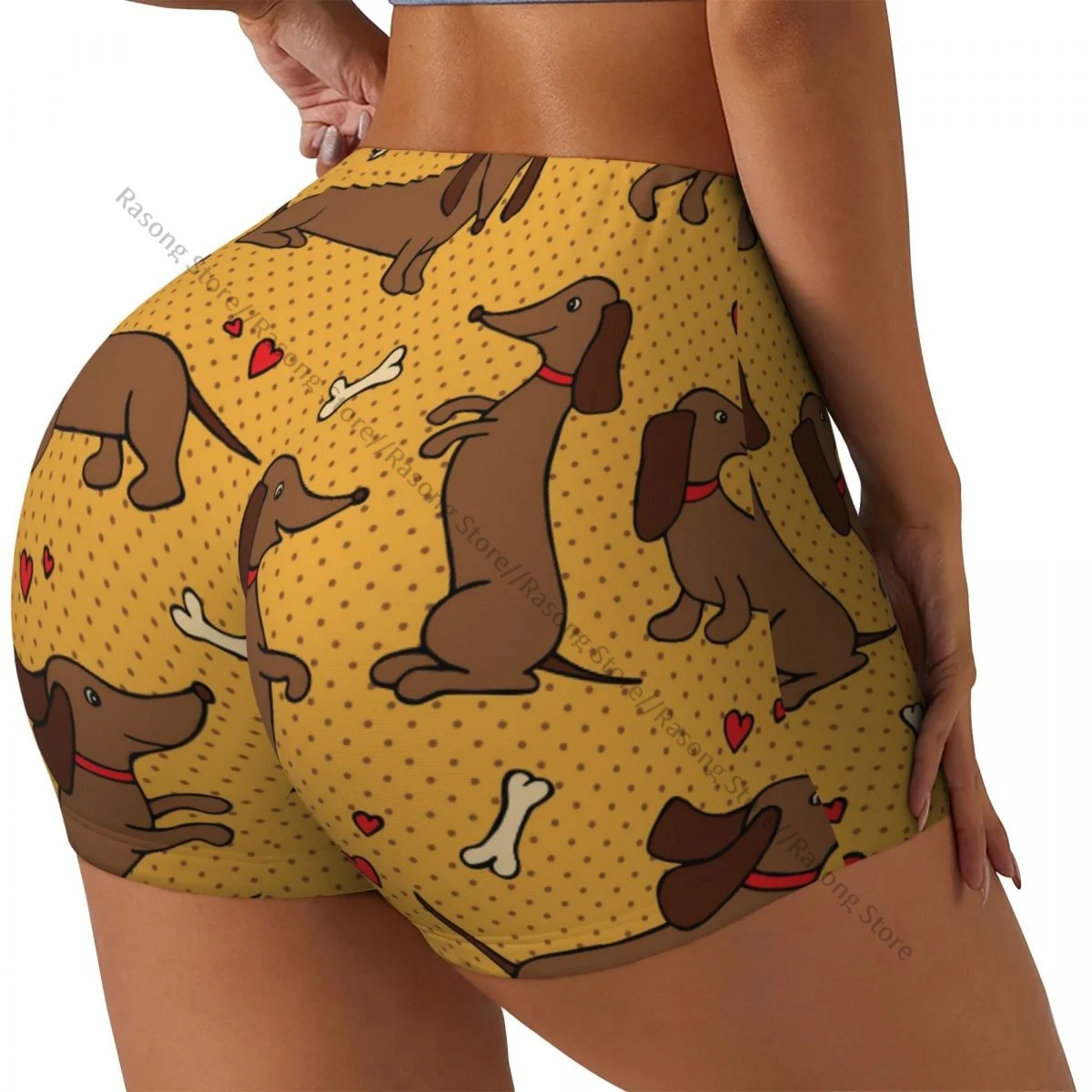 Сексуальные узкие спортивные шорты на бедрах Dog Dachshund Желтые удобные женские шорты для фитнеса для йоги
Сексуальные узкие спортивные шорты на бедрах Dog Dachshund Желтые удобные женские шорты для фитнеса для йоги