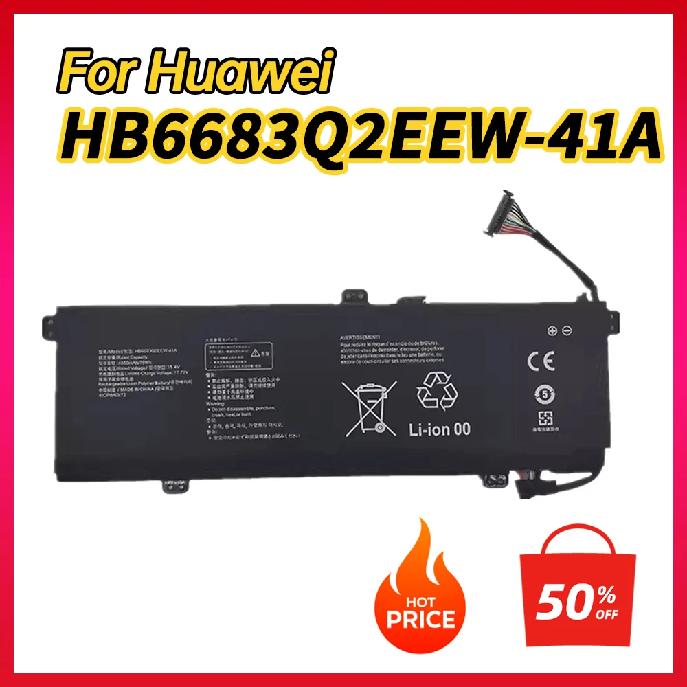 100% новый аккумулятор для ноутбука HB6683Q2EEW-41A для Huawei MagicBook 14 2022, GLO-F56, GLO-F76, GLO-N56, GLC-F56 HB6683Q2EEW-41C
100% новый аккумулятор для ноутбука HB6683Q2EEW-41A для Huawei MagicBook 14 2022, GLO-F56, GLO-F76, GLO-N56, GLC-F56 HB6683Q2EEW-41C