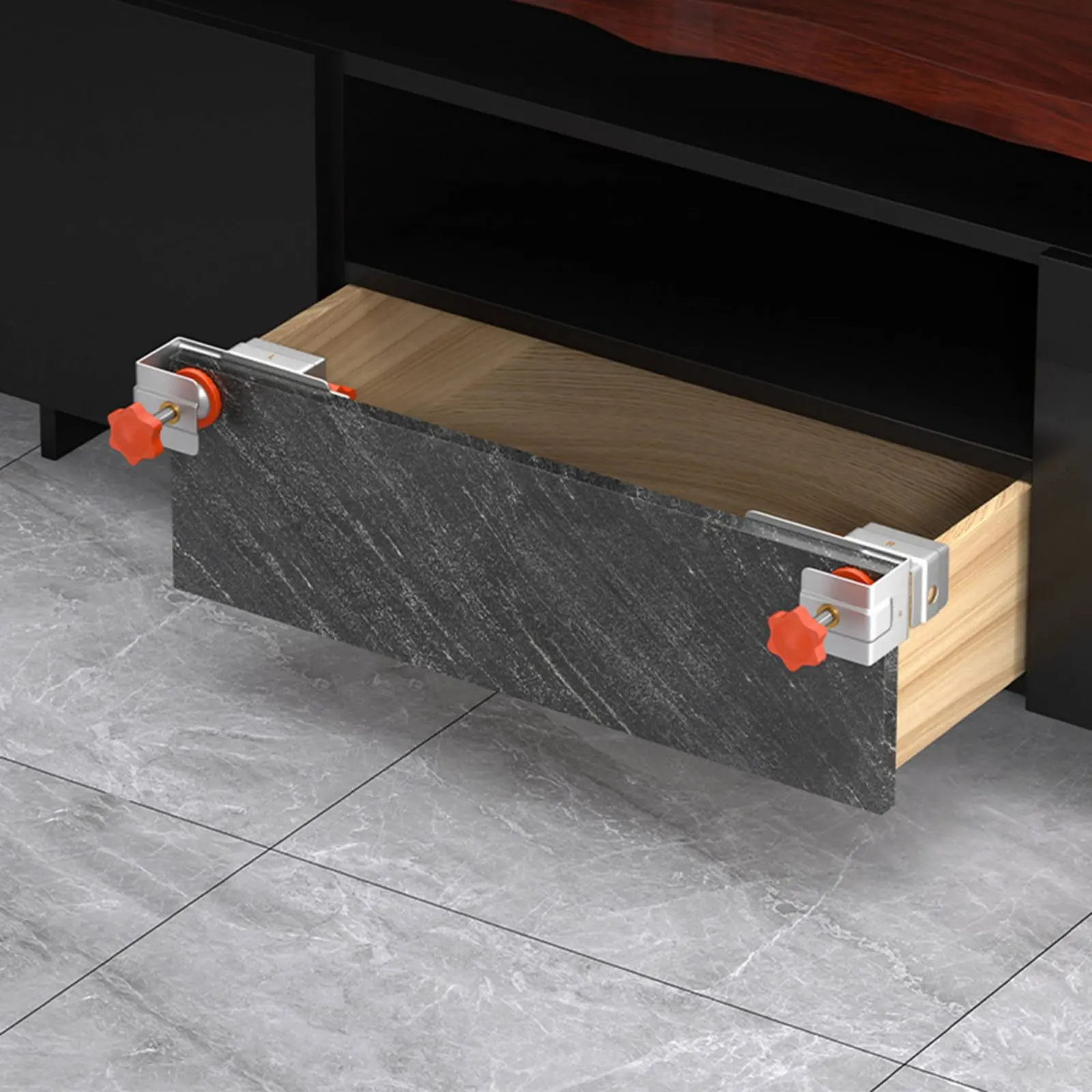 Stainless Steel Drawer Jig Quick Clamping Adjustable Drawer Mounting Tool Cabinet Face Clamp Time Saving Reinforced Design
Stainless Steel Drawer Jig Quick Clamping Adjustable Drawer Mounting Tool Cabinet Face Clamp Time Saving Reinforced Design