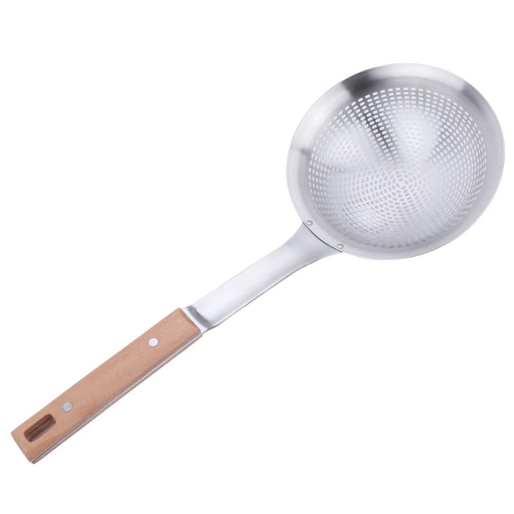 Stainless Steel Noodle Hot Pot Spoon Kitchen Utensil Easy Clean Wooden H Tool Food Preparation Sputtering
Stainless Steel Noodle Hot Pot Spoon Kitchen Utensil Easy Clean Wooden H Tool Food Preparation Sputtering