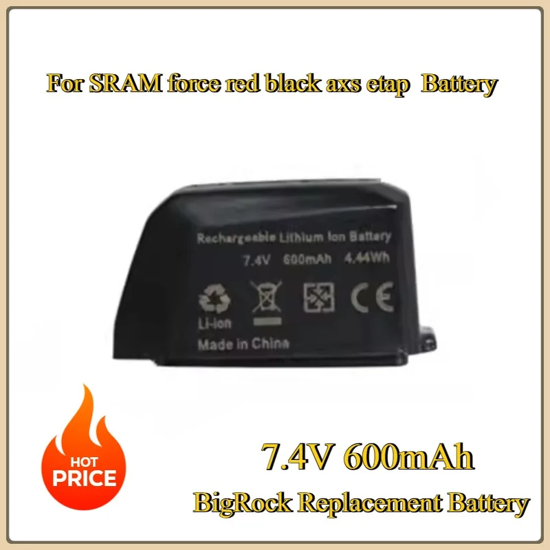 New 600mAh 7.4V BigRock Replacement Battery For SRAM force red black axs etap Battery
New 600mAh 7.4V BigRock Replacement Battery For SRAM force red black axs etap Battery