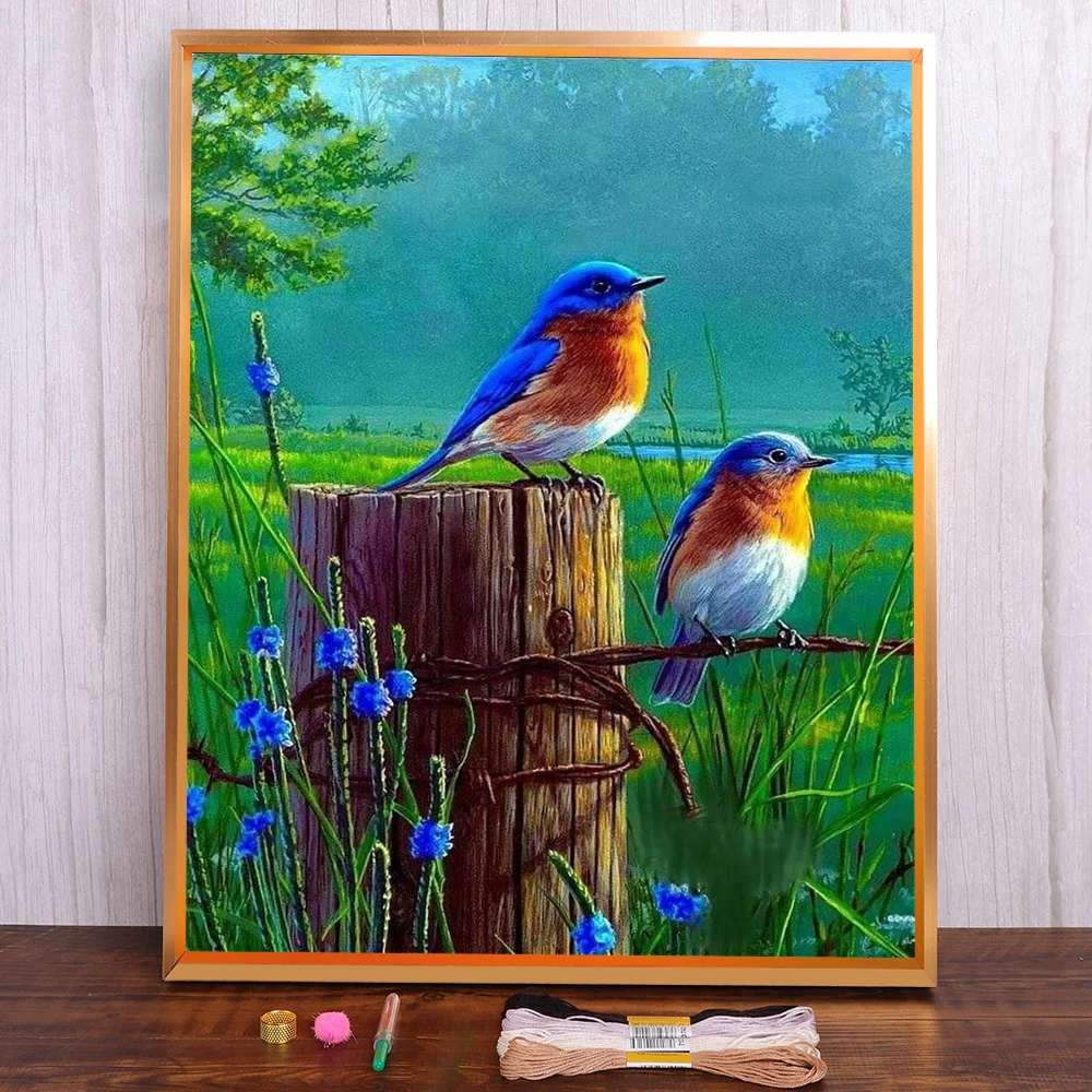 Scenery Bird Printed Canvas Cross Stitch Set DIY Embroidery DMC Threads Handicraft Painting Knitting Craft Sales Stamped Mulina
Scenery Bird Printed Canvas Cross Stitch Set DIY Embroidery DMC Threads Handicraft Painting Knitting Craft Sales Stamped Mulina