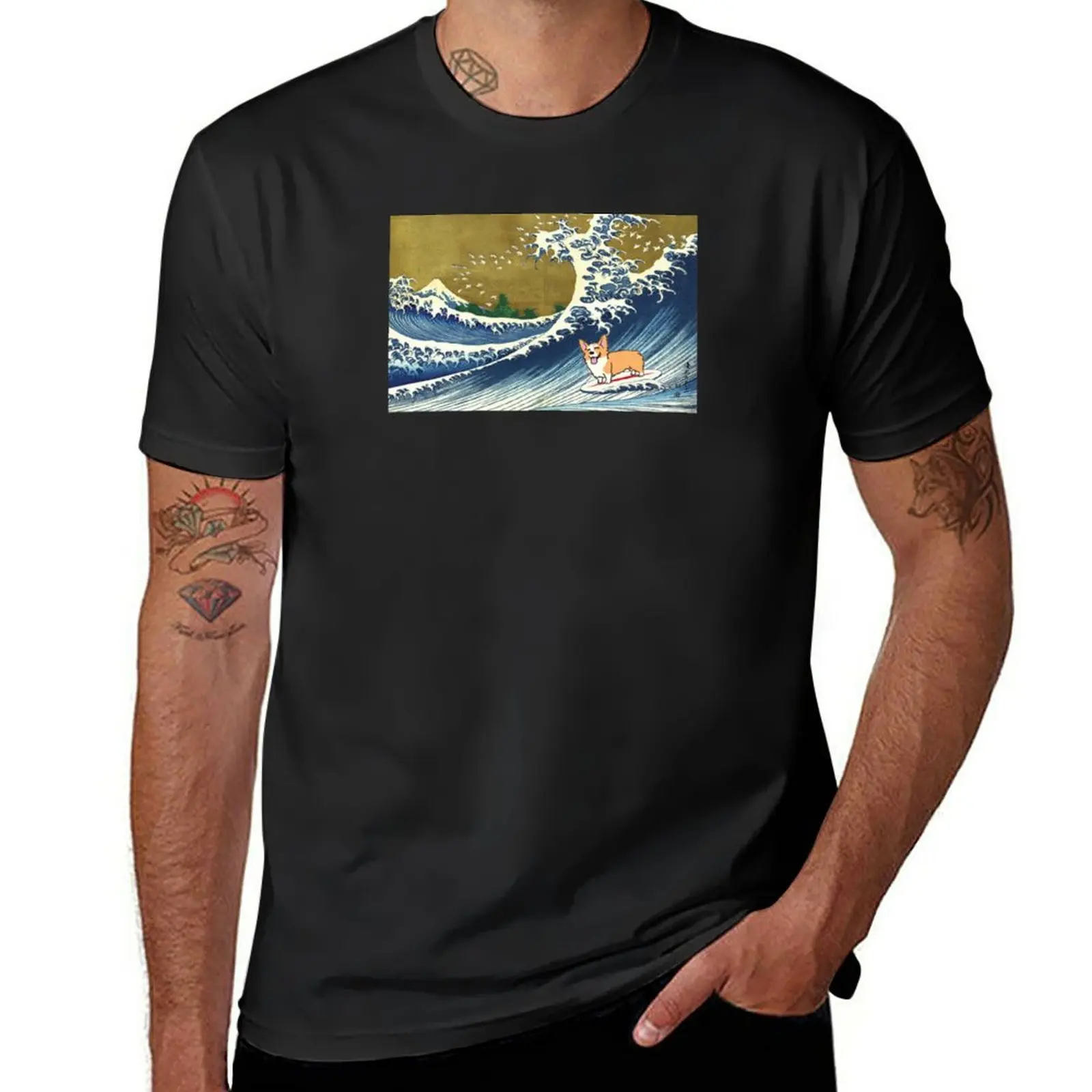 Corgi dog surfing The Great Wave T-Shirt quick drying oversized kawaii clothes mens tall t shirts
Corgi dog surfing The Great Wave T-Shirt quick drying oversized kawaii clothes mens tall t shirts