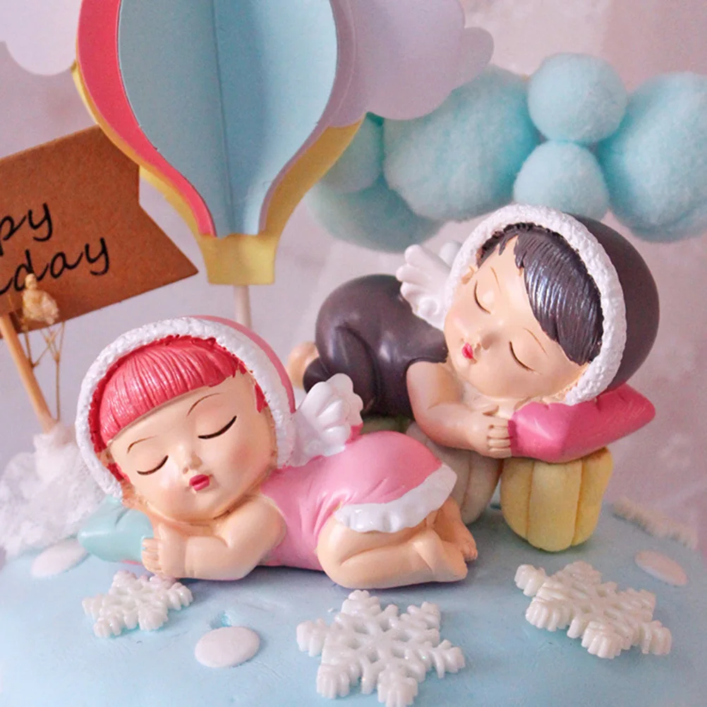 Resin Sleeping Baby Desktop Ornament Cake Topper Angel Wings Girl Resin Decoration for Car Home Office Bedroom Table Gift
Resin Sleeping Baby Desktop Ornament Cake Topper Angel Wings Girl Resin Decoration for Car Home Office Bedroom Table Gift