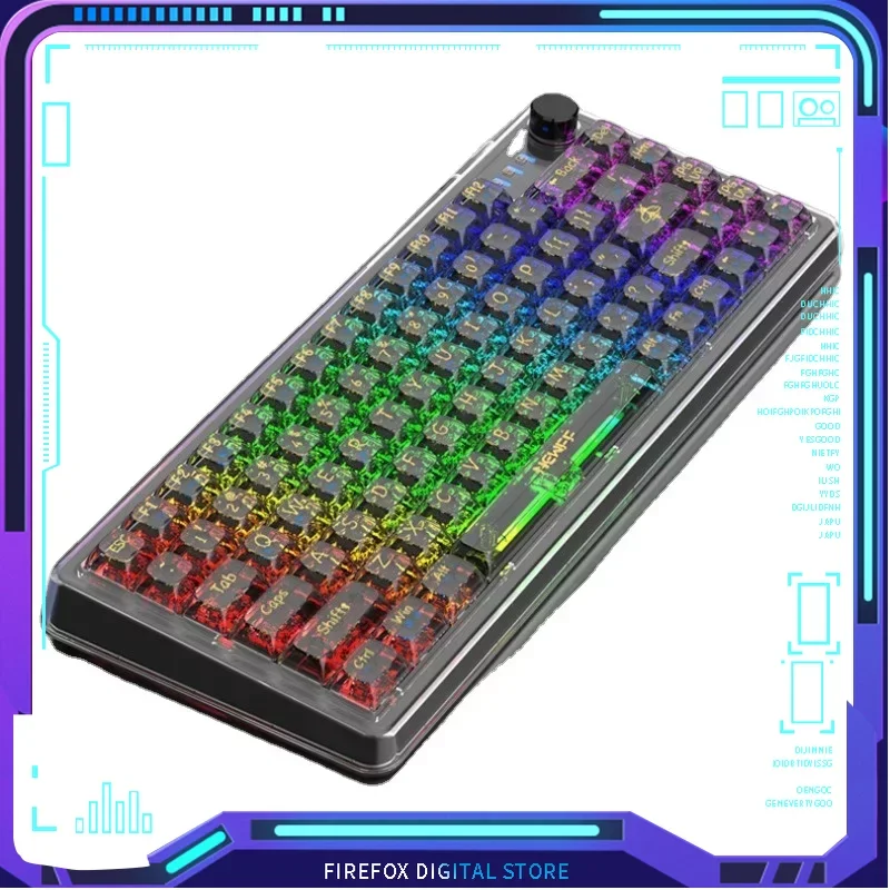 Original Mechanical Keyboard XY81RGB Hot Swap Transparent Keycap ABS Rechargeable Long Battery Life Waterproof E-sport Keyboard
Original Mechanical Keyboard XY81RGB Hot Swap Transparent Keycap ABS Rechargeable Long Battery Life Waterproof E-sport Keyboard