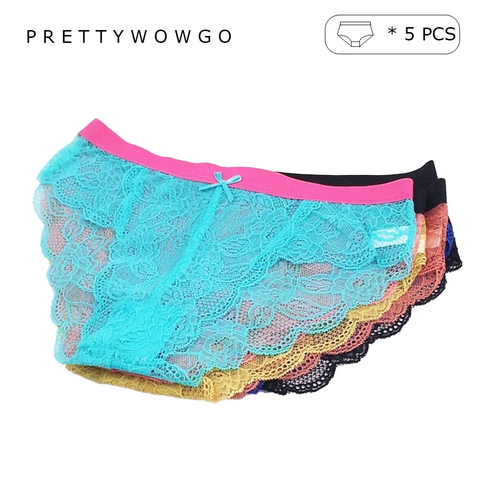 5 Pcs Fashion Sexy Full Lace Panties Transparent Women Briefs Female Low Waist Panty Breathable Wholesale Underwear
5 Pcs Fashion Sexy Full Lace Panties Transparent Women Briefs Female Low Waist Panty Breathable Wholesale Underwear