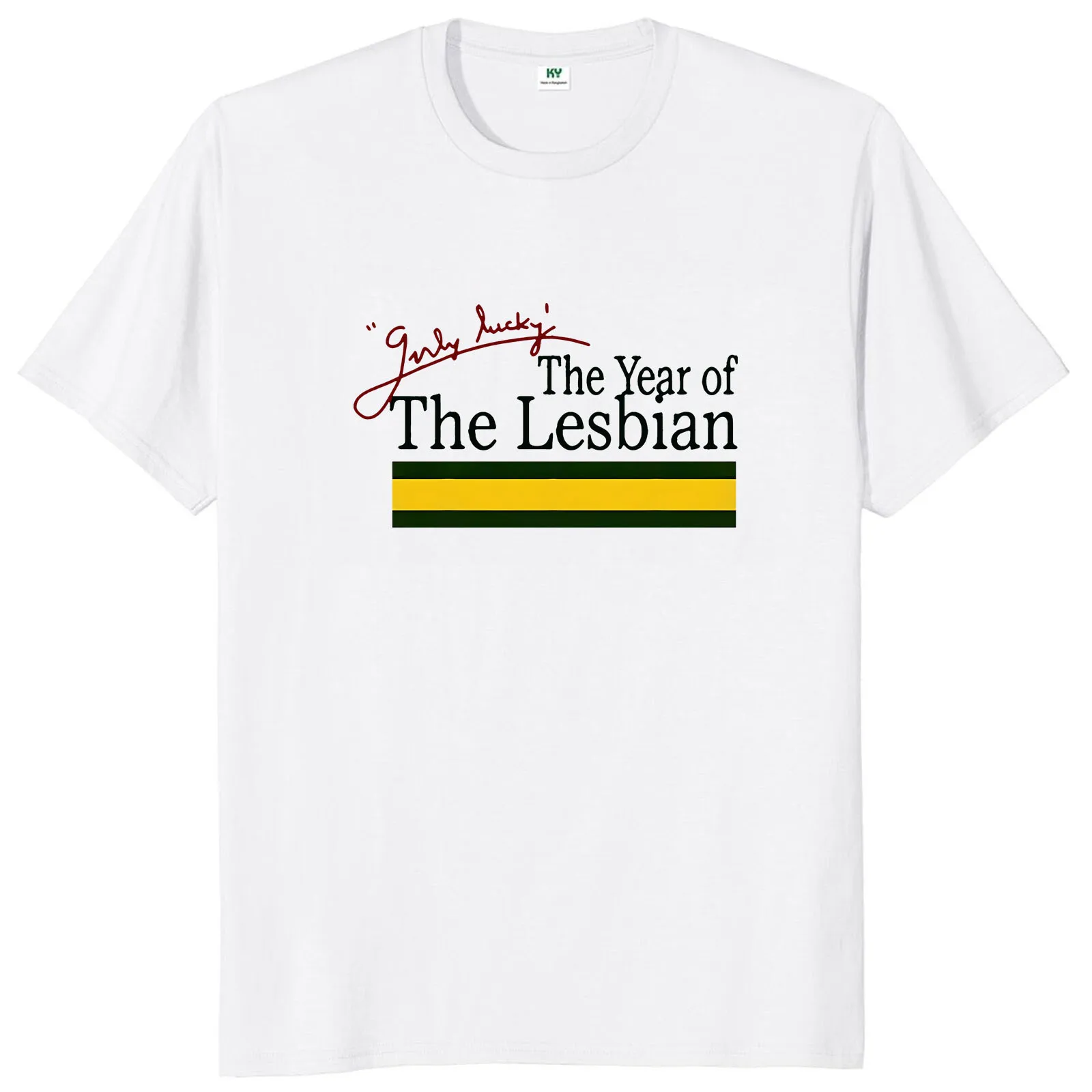 The Year Of The Lesbian T Shirt LGBTQ Pride Gift Grahphic T-shirts 100% Cotton Unisex Summer Soft Tee Tops EU Size
The Year Of The Lesbian T Shirt LGBTQ Pride Gift Grahphic T-shirts 100% Cotton Unisex Summer Soft Tee Tops EU Size