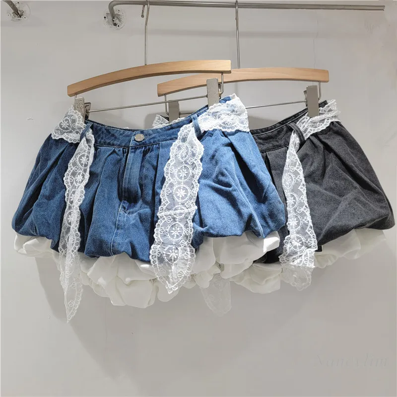 European and American Style Lace Belt Denim Bud Skirt Women 2025 Spring and Summer New Short Sweet Y2K Skirts Ladies Girls
European and American Style Lace Belt Denim Bud Skirt Women 2025 Spring and Summer New Short Sweet Y2K Skirts Ladies Girls