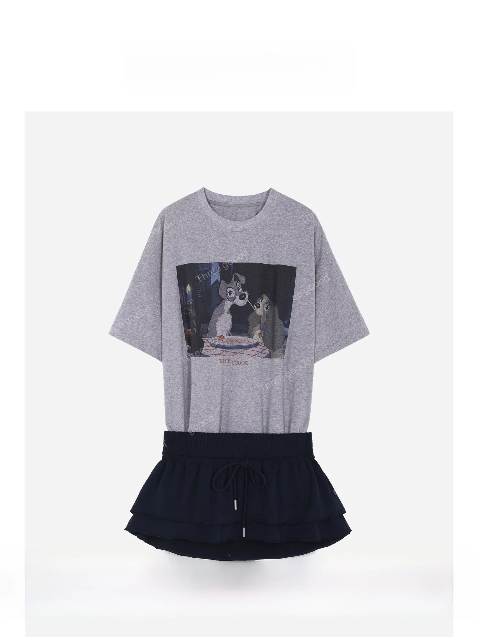 Three Goood Drawstring Waist Cotton Skirt Cool Sweet A-Line Casual Style Women's Summer Fashion Bow Rope Design
Three Goood Drawstring Waist Cotton Skirt Cool Sweet A-Line Casual Style Women's Summer Fashion Bow Rope Design