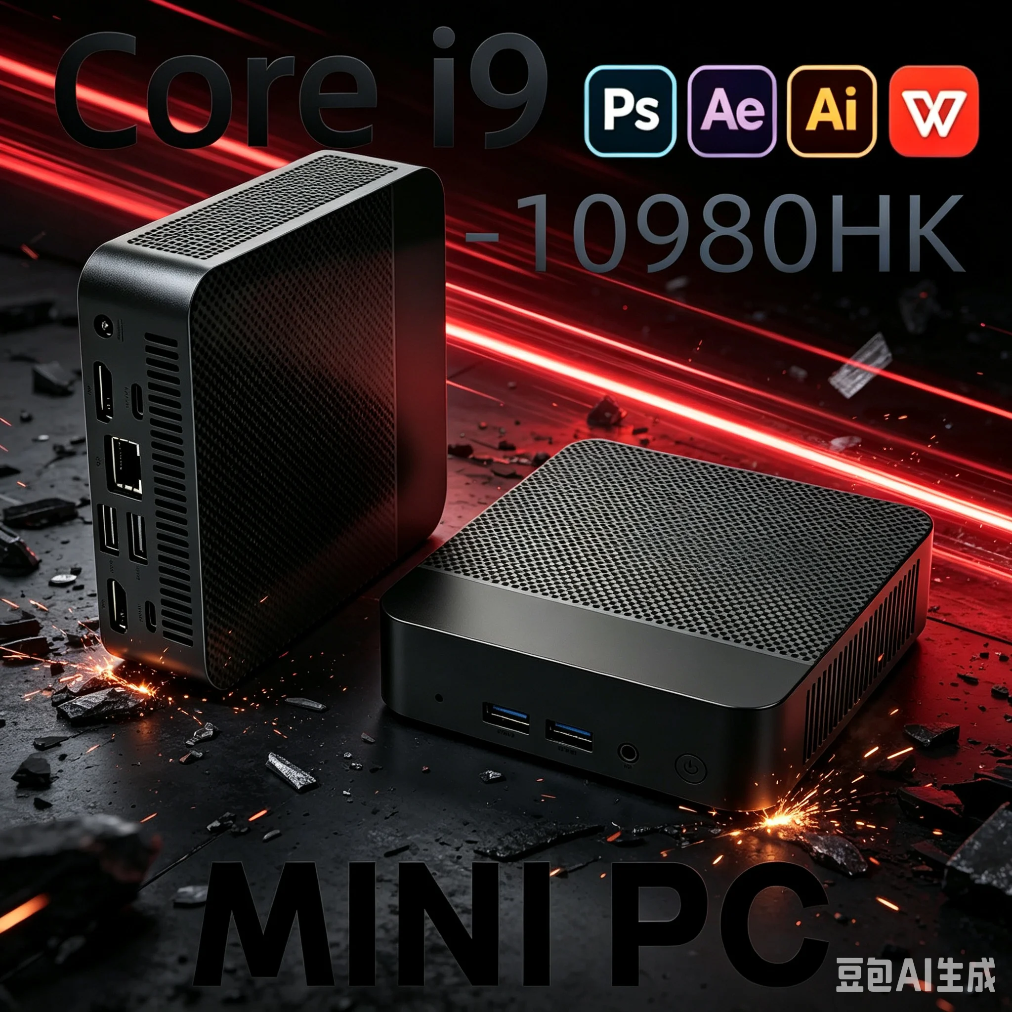 New Intel Core i9-10980HK 16GB RAM 1/2TB SSD FHD Bluetooth 5.2 WiFi6 1000M Ethernet Gaming Office Mini PC
New Intel Core i9-10980HK 16GB RAM 1/2TB SSD FHD Bluetooth 5.2 WiFi6 1000M Ethernet Gaming Office Mini PC