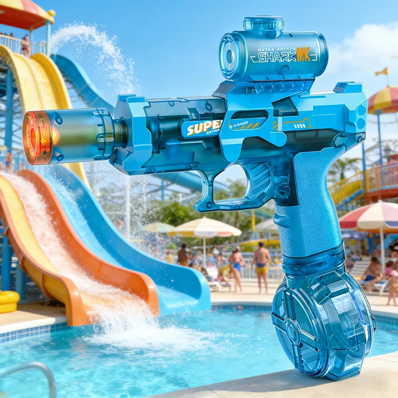 Automatic LED Light Emitting Water Gun Kids Electric Water Blaster Sensor Light Toy for Summer Outdoor Beach Pool Party
Automatic LED Light Emitting Water Gun Kids Electric Water Blaster Sensor Light Toy for Summer Outdoor Beach Pool Party