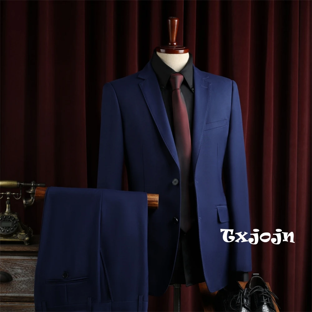 Notched Lapel Suit Set 2 Pieces Blazer Pants For Men,Handsome Two Button Men's Regular Fit Suits Wedding Groom Best Man Tuxedo
Notched Lapel Suit Set 2 Pieces Blazer Pants For Men,Handsome Two Button Men's Regular Fit Suits Wedding Groom Best Man Tuxedo