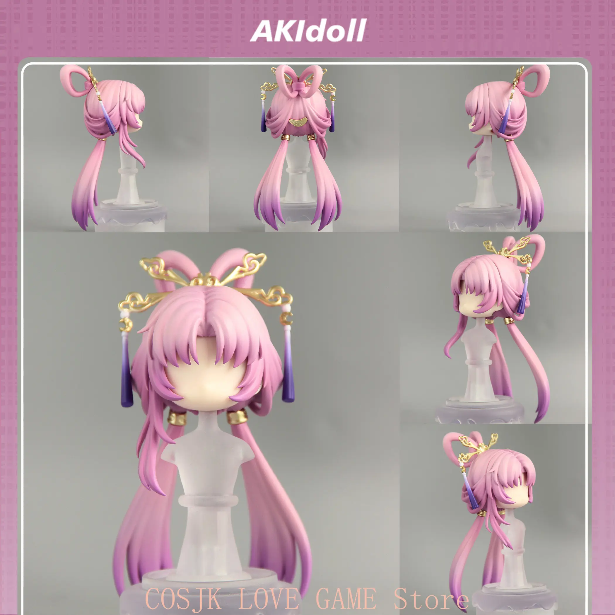 Fu Xuan Honkai: Star Rai Handmade ob11 ob22 GSC Hair Detachable Hair Shell Wig Faceplates BJD Accessories Game Anime Gift
Fu Xuan Honkai: Star Rai Handmade ob11 ob22 GSC Hair Detachable Hair Shell Wig Faceplates BJD Accessories Game Anime Gift