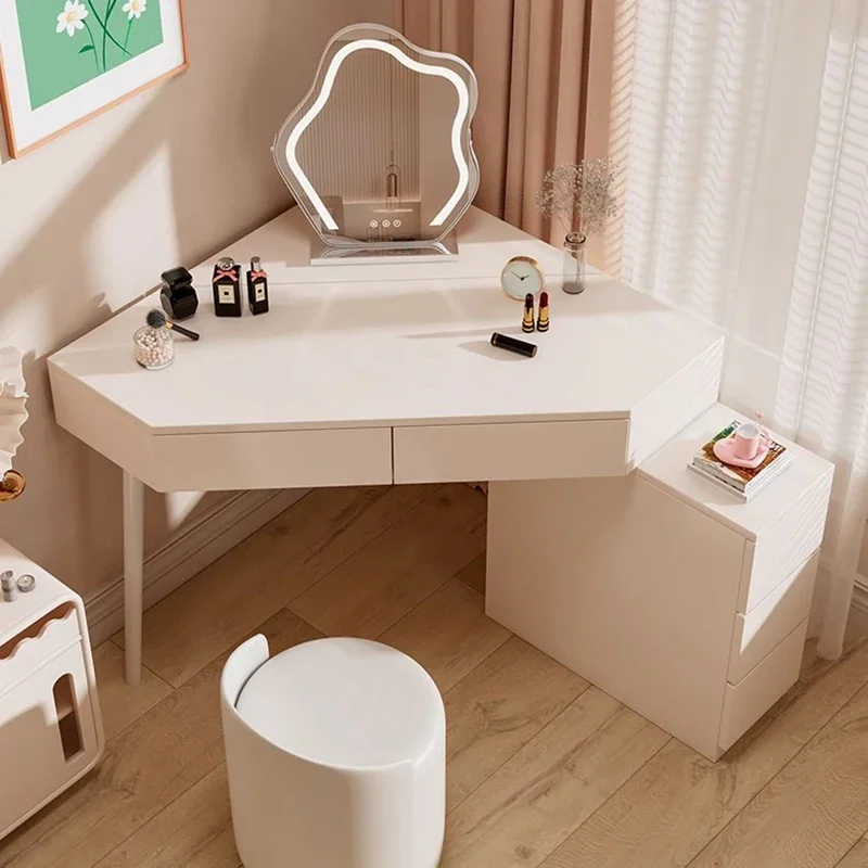 Makeup Vanity Table Furniture Luxury Nail Salon Desk Bedroom Organizer Antique White Dresser Comfortable Modern Penteadeira
Makeup Vanity Table Furniture Luxury Nail Salon Desk Bedroom Organizer Antique White Dresser Comfortable Modern Penteadeira