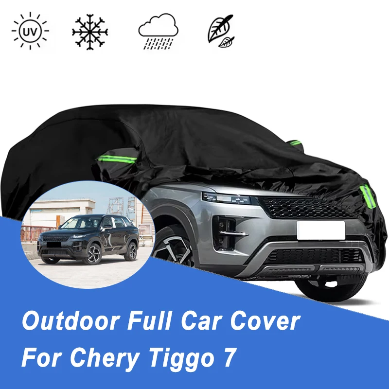 For Chery Tiggo 7 All-Season Outdoor Car Cover - 210T Oxford Cloth, Snowproof Dustproof Waterproof Sunproof Auto Shield
For Chery Tiggo 7 All-Season Outdoor Car Cover - 210T Oxford Cloth, Snowproof Dustproof Waterproof Sunproof Auto Shield