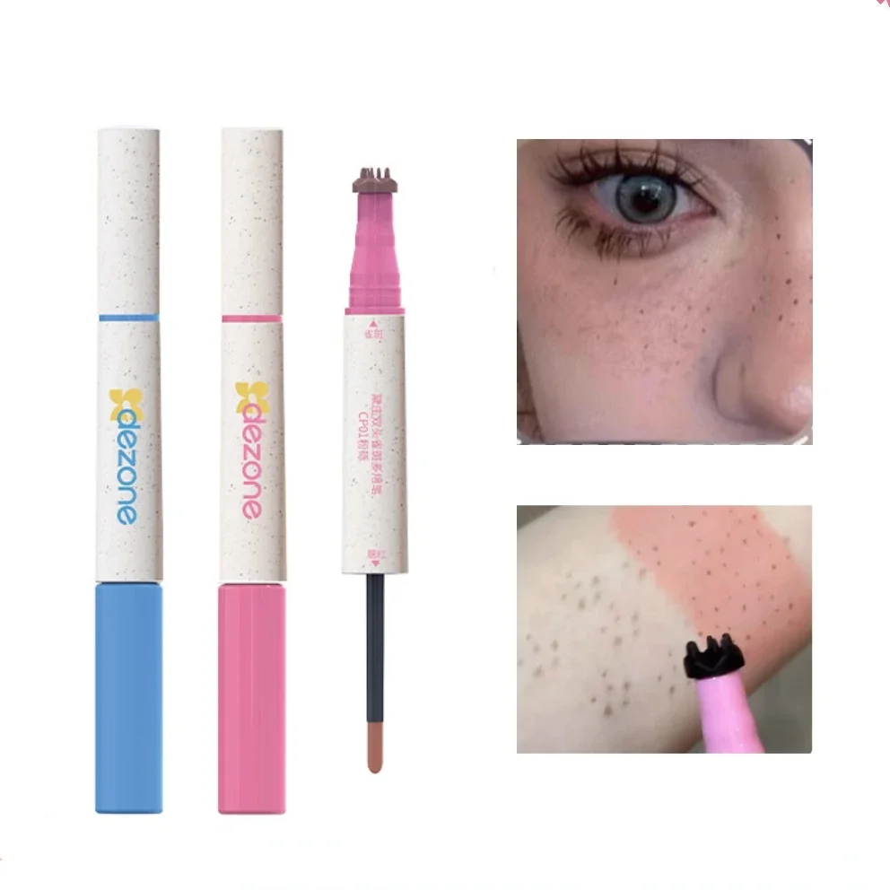 DEZONE Natural Looking Freckle Pen Freckle Blush Pencil Long Lasting Waterproof Freckles Stamp 2 In 1 Blush Makeup Cosmetics
DEZONE Natural Looking Freckle Pen Freckle Blush Pencil Long Lasting Waterproof Freckles Stamp 2 In 1 Blush Makeup Cosmetics