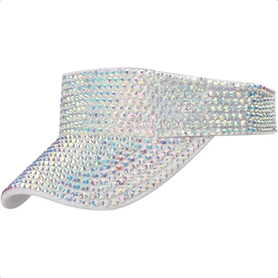 Gudly Shiny Rhinestones Sport Sun Visor Adjustable Summer Cap Visor Caps for Women Men
Gudly Shiny Rhinestones Sport Sun Visor Adjustable Summer Cap Visor Caps for Women Men