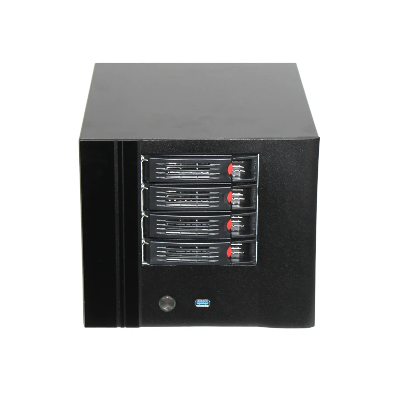 NAS Chassis 4 Hard Disk Space Computer Household Mini Server Hot Pluggabel Support 1U FLEX Power Supply ITX PC Case
NAS Chassis 4 Hard Disk Space Computer Household Mini Server Hot Pluggabel Support 1U FLEX Power Supply ITX PC Case