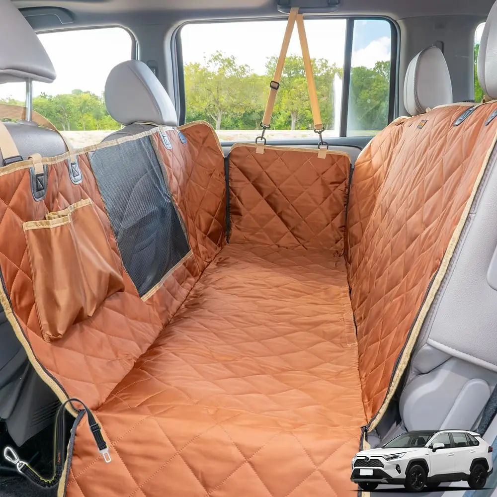 Waterproof Dog Car Hammock for SUV and Small Truck with Mesh Window, Durable Scratchproof Pet Seat Cover
Waterproof Dog Car Hammock for SUV and Small Truck with Mesh Window, Durable Scratchproof Pet Seat Cover