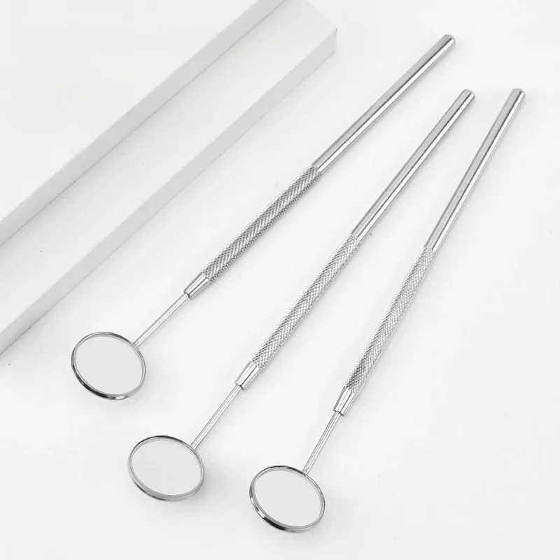 10Pcs Dental Tools Stainless Steel Oral Mouth Mirror Oral Equipment Daily Care Oral Cavity Mirror Household Dentist Endoscope
10Pcs Dental Tools Stainless Steel Oral Mouth Mirror Oral Equipment Daily Care Oral Cavity Mirror Household Dentist Endoscope