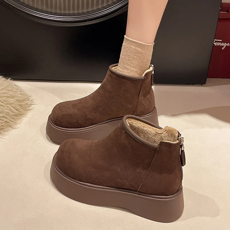 Brand Women's Shoes Australian Boots Winter Footwear Boots-Women Zipper Fashion Snow Ladies Mid-Calf Lolita 2025 Elegant Padded
Brand Women's Shoes Australian Boots Winter Footwear Boots-Women Zipper Fashion Snow Ladies Mid-Calf Lolita 2025 Elegant Padded