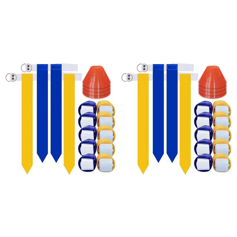 HOES-Flag Football Set,20 Player Flag Football Belts And Flags Set, Complete Indoor & Outdoor Training Set,Football Belts Kit
HOES-Flag Football Set,20 Player Flag Football Belts And Flags Set, Complete Indoor & Outdoor Training Set,Football Belts Kit