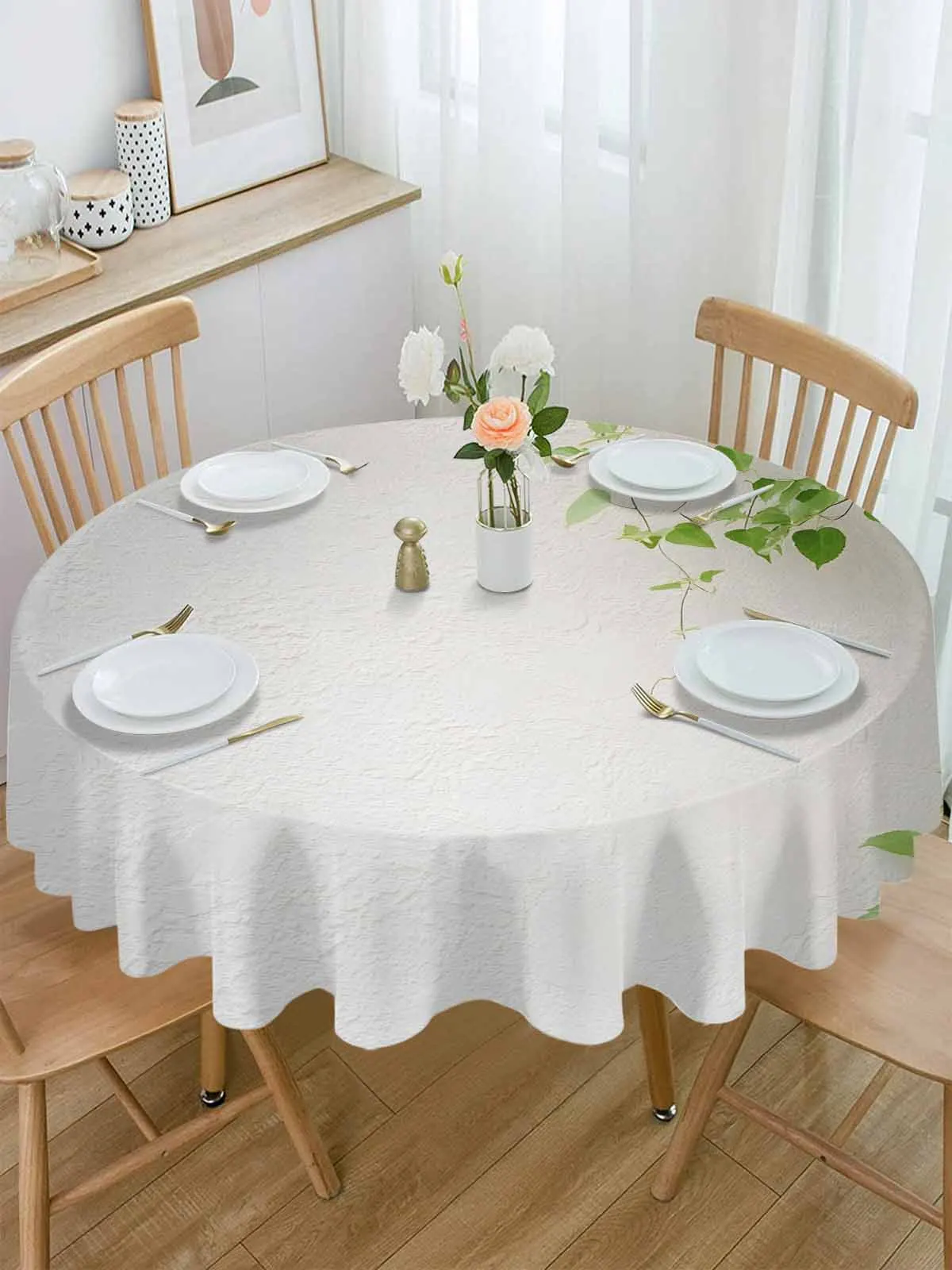 Spring Garden Leafy Nature Round Table Cloth Festival Dining Tablecloth Waterproof Table Cover for Wedding Party Decor
Spring Garden Leafy Nature Round Table Cloth Festival Dining Tablecloth Waterproof Table Cover for Wedding Party Decor