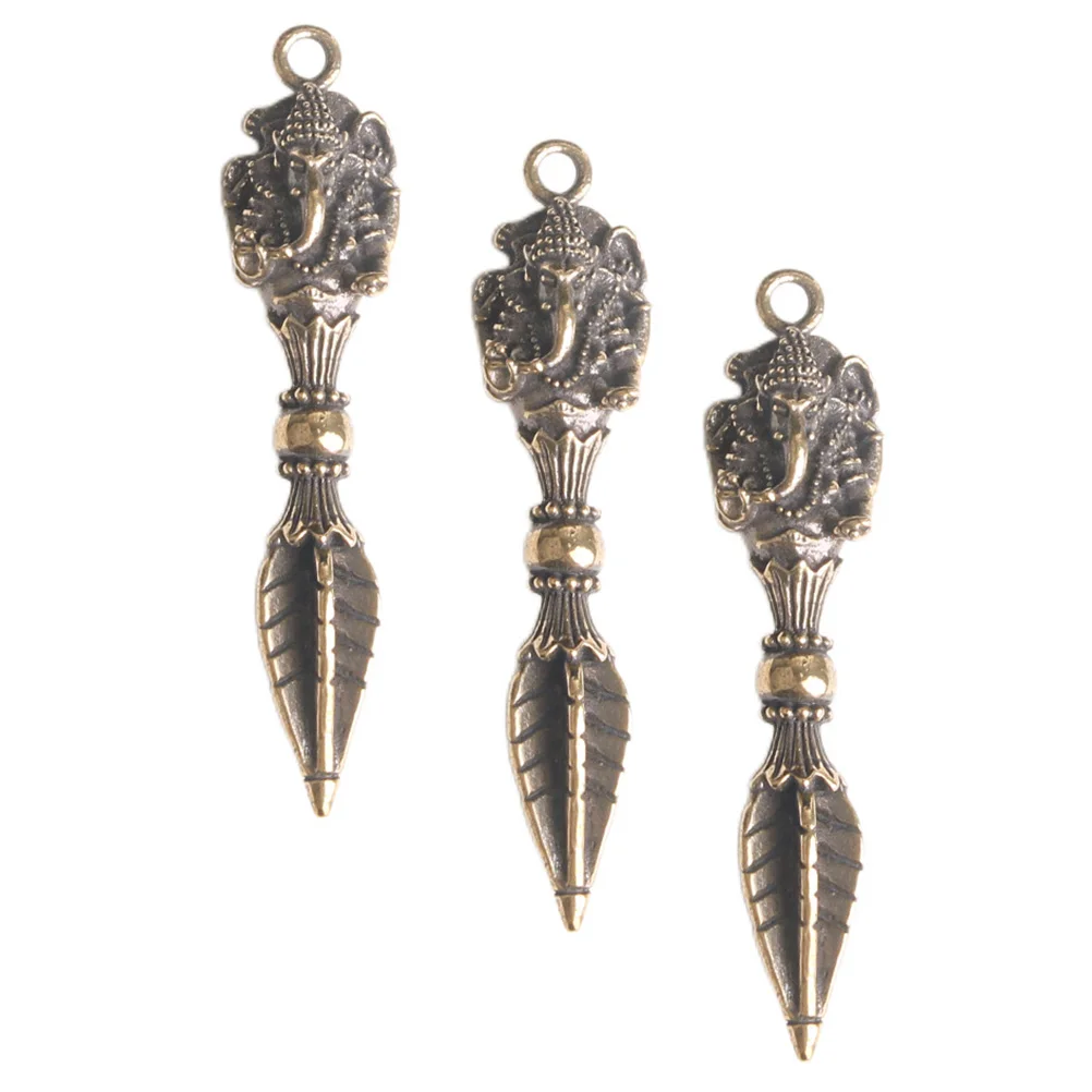 3PCS Brass Brass Elephant Pendants Pendants Retro Hanging naments DIY KeyChain Adornment Jewelry Parts Ancient Accessories
3PCS Brass Brass Elephant Pendants Pendants Retro Hanging naments DIY KeyChain Adornment Jewelry Parts Ancient Accessories