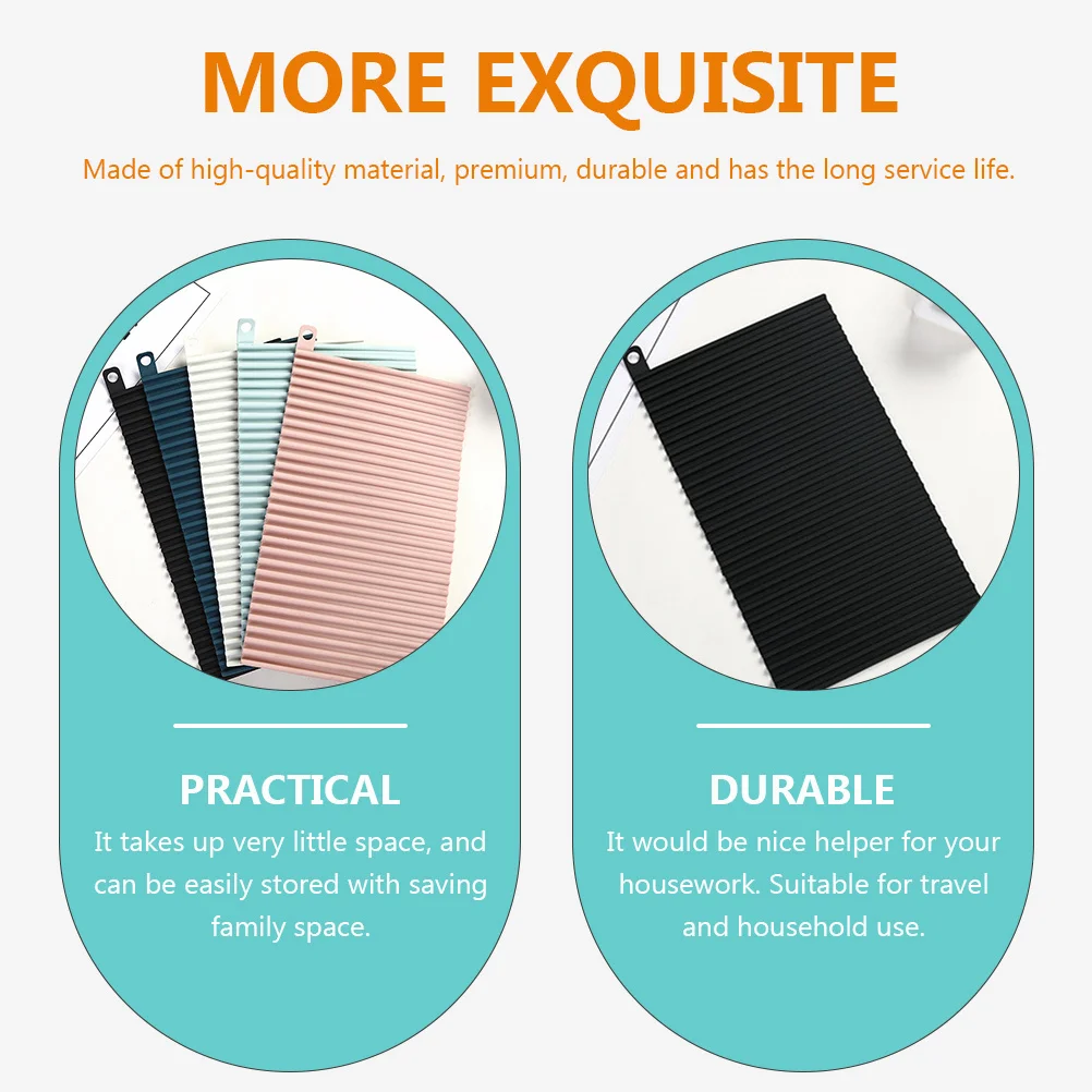 Folding Soft Non-Slip Washboard Household Portable Lightweight Travel Laundry Board Small Manual Clothes Washing Board
Folding Soft Non-Slip Washboard Household Portable Lightweight Travel Laundry Board Small Manual Clothes Washing Board