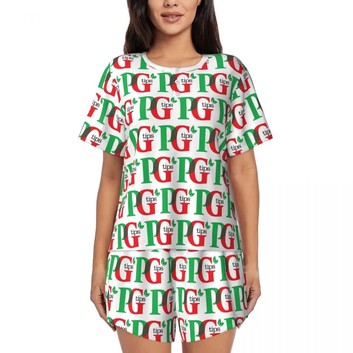 PG Tips Round Neck Short Sleeves Nightdress for Sleeping Sleepshirts Women Soft Pajama Set Short Pants
PG Tips Round Neck Short Sleeves Nightdress for Sleeping Sleepshirts Women Soft Pajama Set Short Pants