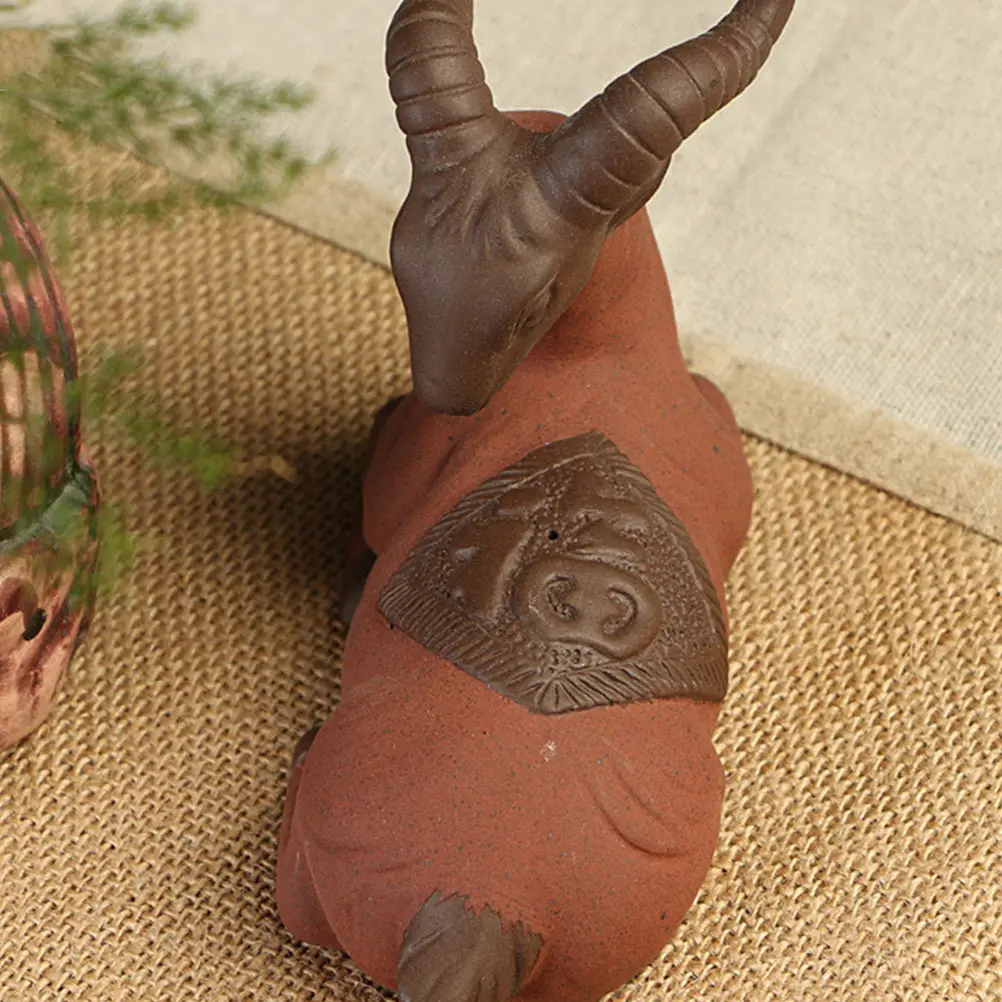 1Pcs Purple Clay Tea Pet Creative Sheep Desktop Ornament Pottery Craft Decor Unique Indoor Scene Decor Sheep Adornment
1Pcs Purple Clay Tea Pet Creative Sheep Desktop Ornament Pottery Craft Decor Unique Indoor Scene Decor Sheep Adornment