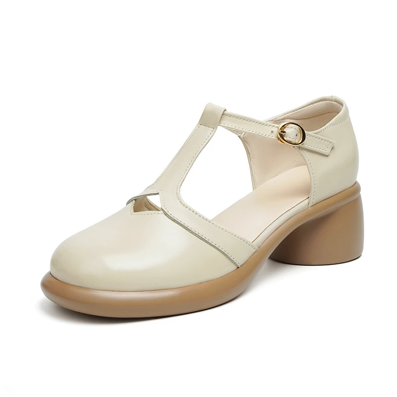 CICIYANG Women's Large-size Sandals Genuine Leather 2025 Summer New Fashion High Heels Dresses Sandals Female Protect Toe Shoes
CICIYANG Women's Large-size Sandals Genuine Leather 2025 Summer New Fashion High Heels Dresses Sandals Female Protect Toe Shoes