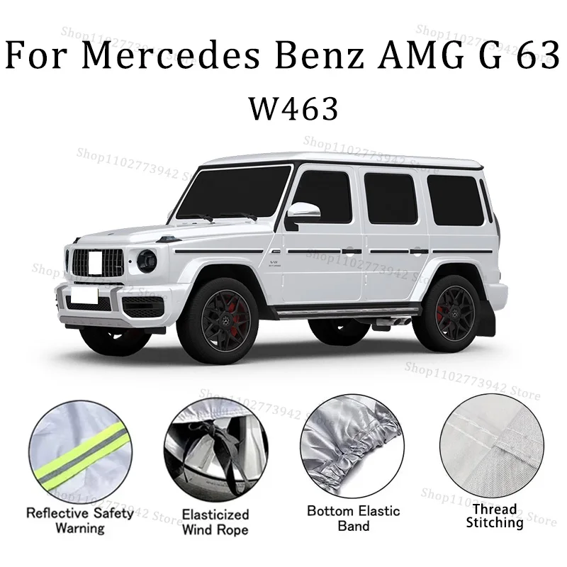 Car cover For Mercedes Benz AMG G 63 W463 Full cover Waterproof sun protection cover Scratch resistant cars accessories
Car cover For Mercedes Benz AMG G 63 W463 Full cover Waterproof sun protection cover Scratch resistant cars accessories