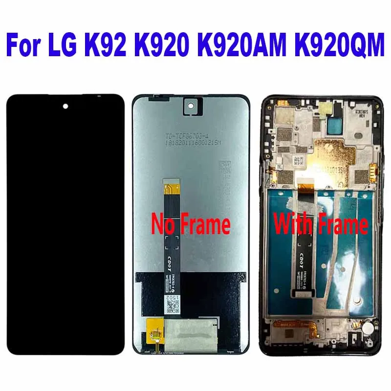 For LG K92 K920 K920QM K920TM K920AM LCD Display Touch Screen Digitizer Assembly Replacement Accessory
For LG K92 K920 K920QM K920TM K920AM LCD Display Touch Screen Digitizer Assembly Replacement Accessory