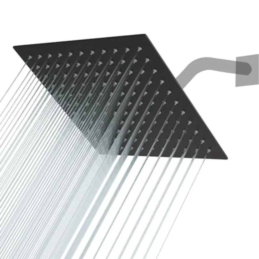 Ra Shower Heads High Pressure Rafall Showerhead for Bathroom Fixed Mount Large Square High Flow Shower Head
Ra Shower Heads High Pressure Rafall Showerhead for Bathroom Fixed Mount Large Square High Flow Shower Head