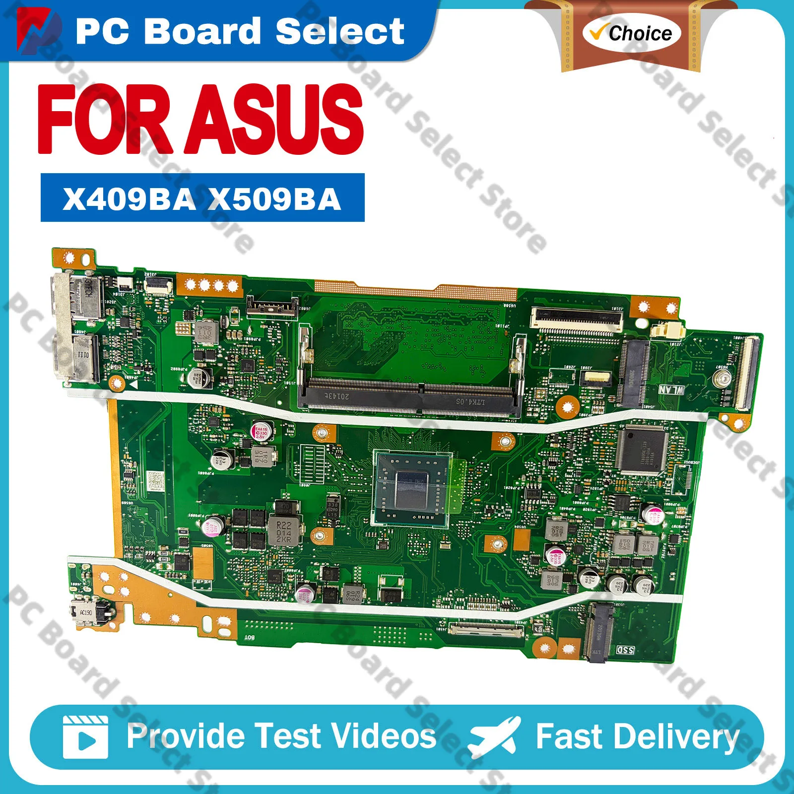 X409BA D409BA Laptop Motherboard For ASUS VivoBook M409BA M509BA D509BA X409B X509BA Mainboard With A6 A8 A9 CPU 100% tests OK
X409BA D409BA Laptop Motherboard For ASUS VivoBook M409BA M509BA D509BA X409B X509BA Mainboard With A6 A8 A9 CPU 100% tests OK