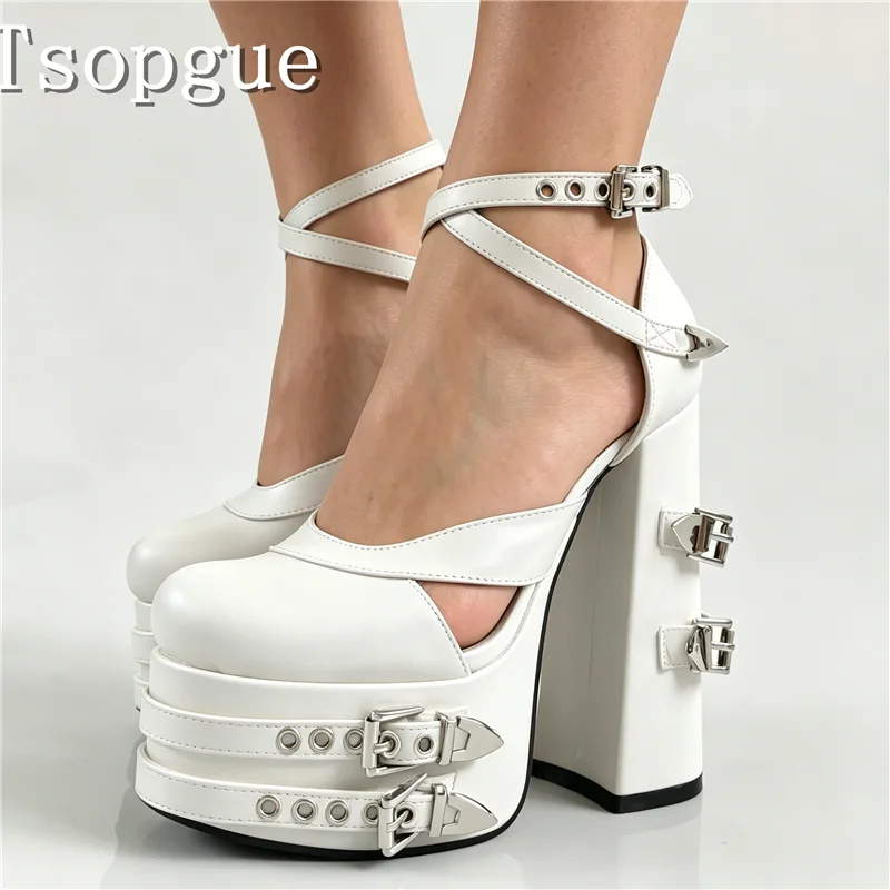 Lolita Hollow Hot Girl Platform High Heel Pumps Round Toe Gothic Buckle Chunky Heel Shoes for Halloween & Cosplay Size 47
Lolita Hollow Hot Girl Platform High Heel Pumps Round Toe Gothic Buckle Chunky Heel Shoes for Halloween & Cosplay Size 47