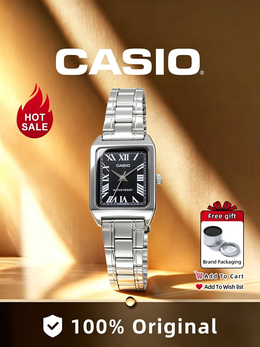 Casio watches women Minimalist Elegance Quartz Movement Stainless Steel Strap Watch Black Dial,Suitable for daily wear
Casio watches women Minimalist Elegance Quartz Movement Stainless Steel Strap Watch Black Dial,Suitable for daily wear