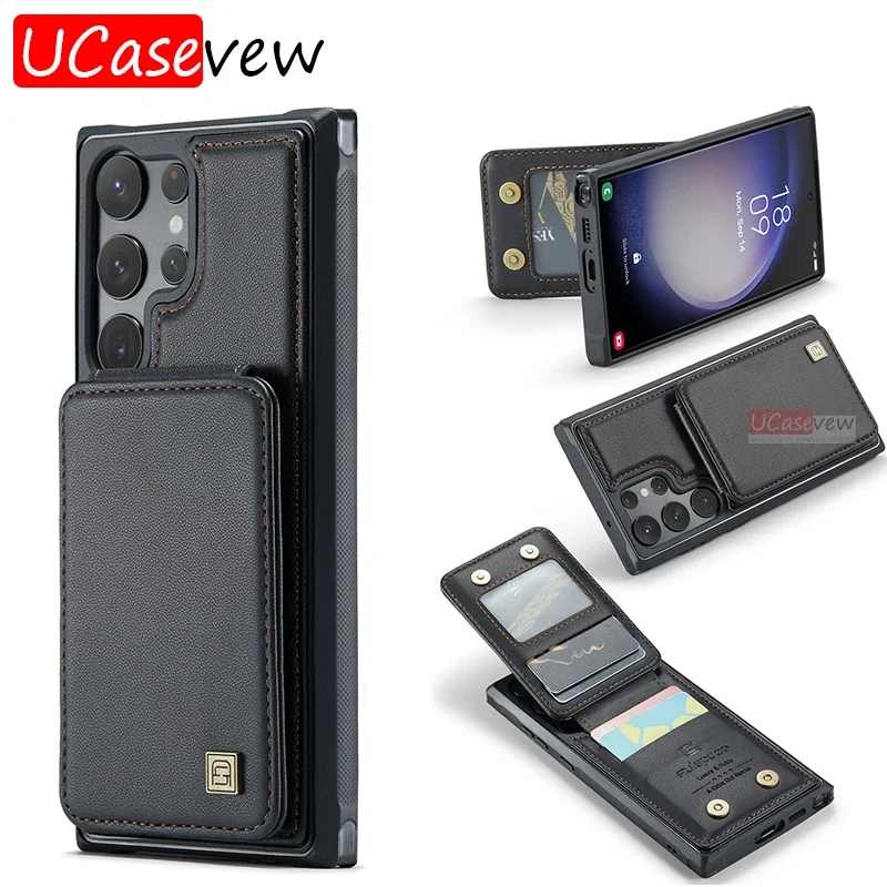 Роскошный чехол из искусственной кожи для Samsung Galaxy S24 Ultra S23 FE S22 S21 Plus, магнитный флип-держатель для телефона, противоударный чехол-бумажник
Роскошный чехол из искусственной кожи для Samsung Galaxy S24 Ultra S23 FE S22 S21 Plus, магнитный флип-держатель для телефона, противоударный чехол-бумажник