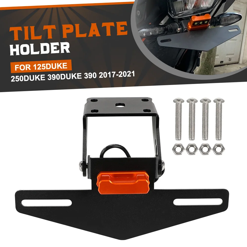 For 125DUKE 250DUKE 390DUKE 390 2017 2018 2019 2020 2021 Motorcycle Rear License Plate Tail Frame Holder Bracket 125 250 DUKE 
For 125DUKE 250DUKE 390DUKE 390 2017 2018 2019 2020 2021 Motorcycle Rear License Plate Tail Frame Holder Bracket 125 250 DUKE